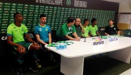 Chapecoense apresenta Luiz Otavio, Osman, Elias e Andrei Girotto