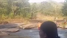 Buscas são encerradas após corpo de criança ser encontrado em cachoeira de Joaquim Gomes