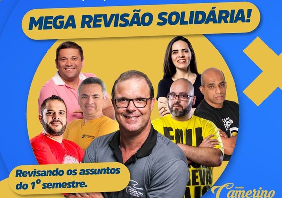 Aulão Solidário ajuda a preparar alunos para as provas do Enem