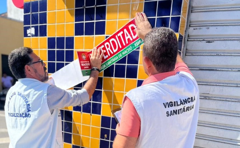 Vigilância Sanitária interdita fábrica de bolos e salgados no Centro de Maceió