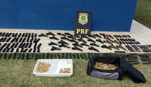 Polícia Rodoviária Federal apreende armas que iam para o Rio de Janeiro