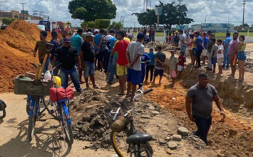 Jovem de 22 anos morre soterrado em obra de saneamento em Teotônio Vilela