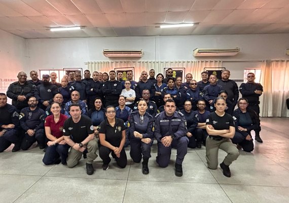 Guardas municipais são treinados em curso de Uso Diferenciado da Força