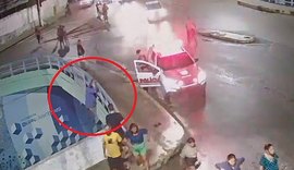 Homem morre depois de se jogar do viaduto do Jacintinho para fugir de abordagem policial