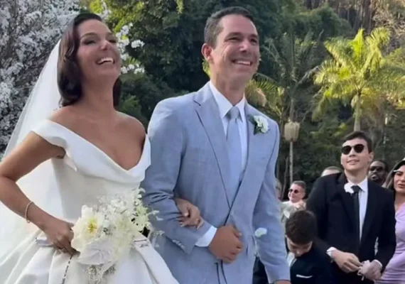 Isis Valverde e Marcus Buaiz se casam em cerimônia luxuosa
