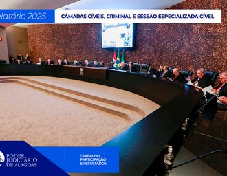 Mais de 60 mil processos foram julgados em 2025 pelo TJ Alagoas