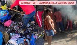 Incêndio destrói casa e mobiliza campanha para ajudar família no Jacintinho