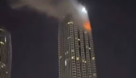 Drone iraniano atinge prédio de luxo em Dubai