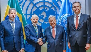 Arthur Lira acompanha Lula na abertura da Assembleia Geral da ONU em Nova Iorque