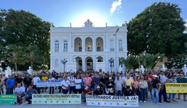 Militares realizam ato para cobrar Governo de AL