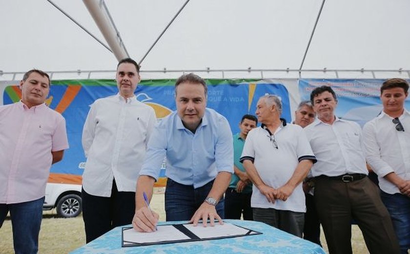 Governador assina ordem de serviço para obras em Teotônio Vilela
