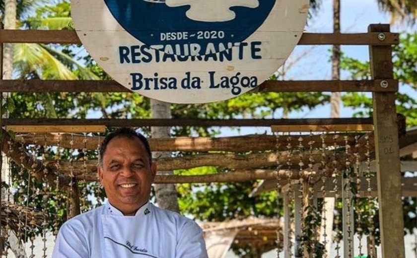 Chef de cozinha Everaldo Inocêncio se destaca com sabores da lagoa com o restaurante Brisa da Lagoa