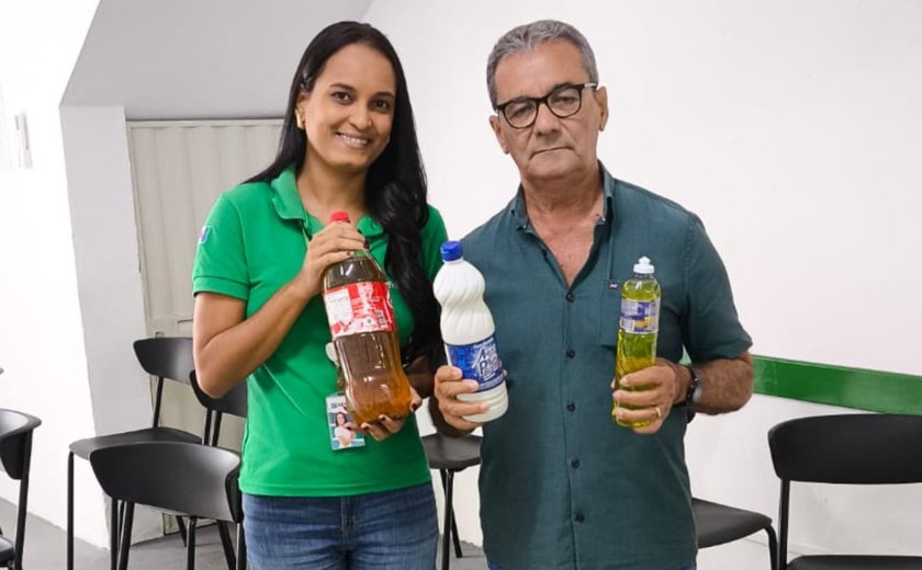 Programa Viver de Renda arrecada mais de 100 litros de óleo usado em Porto Calvo