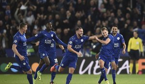 Leicester faz história e avança às quartas da Liga dos Campeões