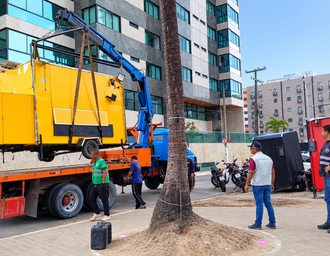 Segurança Cidadã remove trailer por perturbação do sossego na Ponta Verde