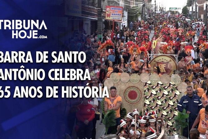 Barra de Santo Antônio celebra 65 anos de história, fé e transformação