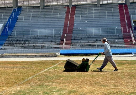 Selaj inicia tratamento anual do gramado do Estádio Rei Pelé para a temporada 2026