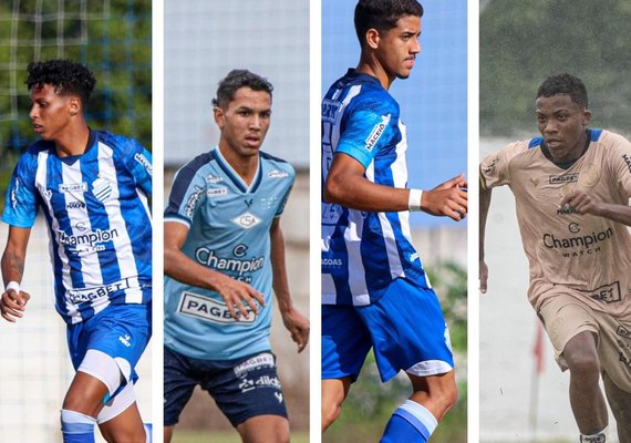 Destaques do Sub-17 assinam contratos profissionais com o CSA