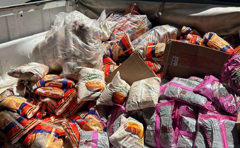 Vigilância Sanitária apreende 580 kg de produtos fora do prazo de validade no Jacintinho