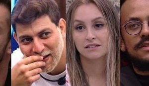 'BBB21': Carla, João, Arthur e Caio são os indicados do Paredão Falso