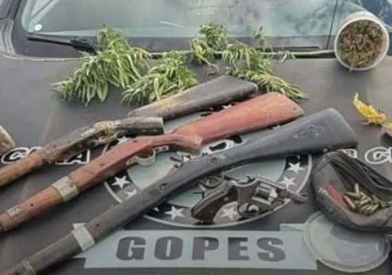 Dois homens são presos por tráfico de drogas em Olho d’Água Grande