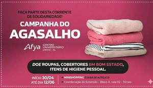 Campanha do Agasalho promove solidariedade e deve beneficiar idosos em situação de vulnerabilidade em Maceió