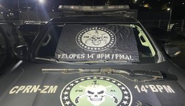 Ações da PM retiram drogas e arma de fogo de circulação
