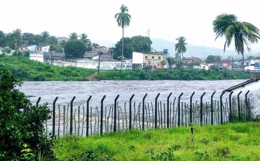Semarh emite alerta hidrológico sobre elevação do nível de rios em Alagoas