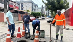 Operação Língua Suja identifica dois vazamentos de esgoto da BRK na Pajuçara