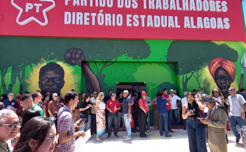 PT inaugura nova sede em Maceió e aposta em reorganização política em Alagoas
