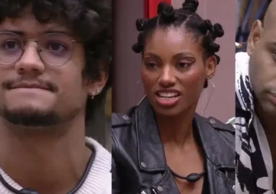Cézar Black, Tina e Gabriel estão no terceiro Paredão do BBB23