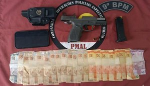 Homem é preso pela PM após efetuar disparos na ponte que liga Alagoas e Sergipe