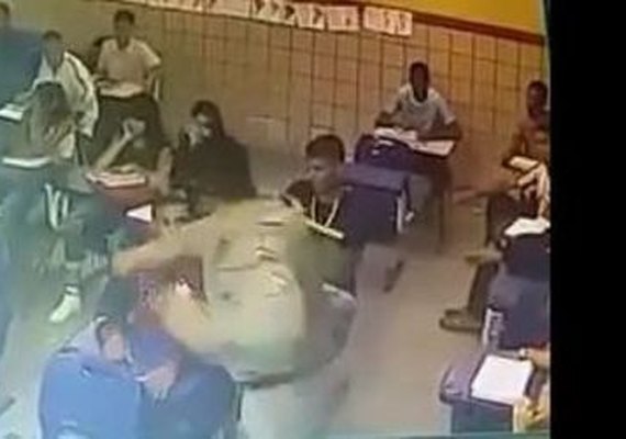 Sargento PM é preso por agredir estudante em escola pública na capital alagoana