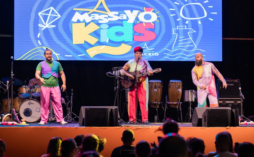 Primeiro dia do Massayó Kids reúne criançada no Estacionamento de Jaraguá