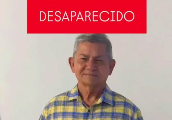 Homem com Alzheimer está desaparecido em Maceió; família pede ajuda da população