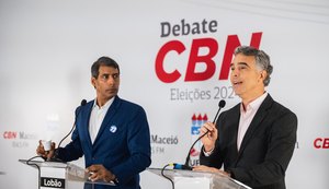 Rafael Brito se destaca em debate e critica ausência de JHC