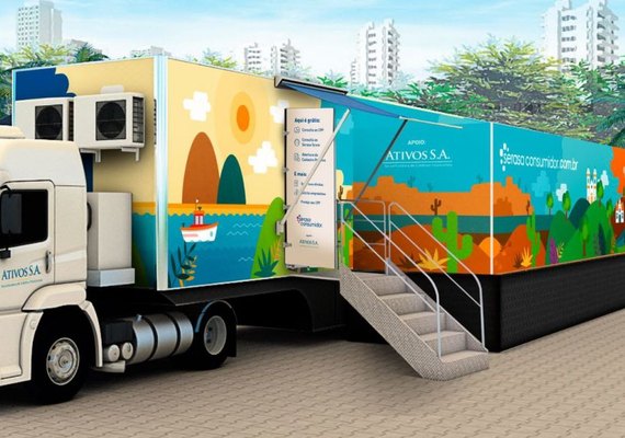 Caminhão itinerante da Serasa vai levar serviços gratuitos à Maceió