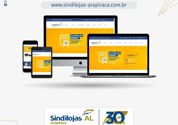 Sindilojas Arapiraca ganha novo site com mais funcionalidades e informações para empresários e população