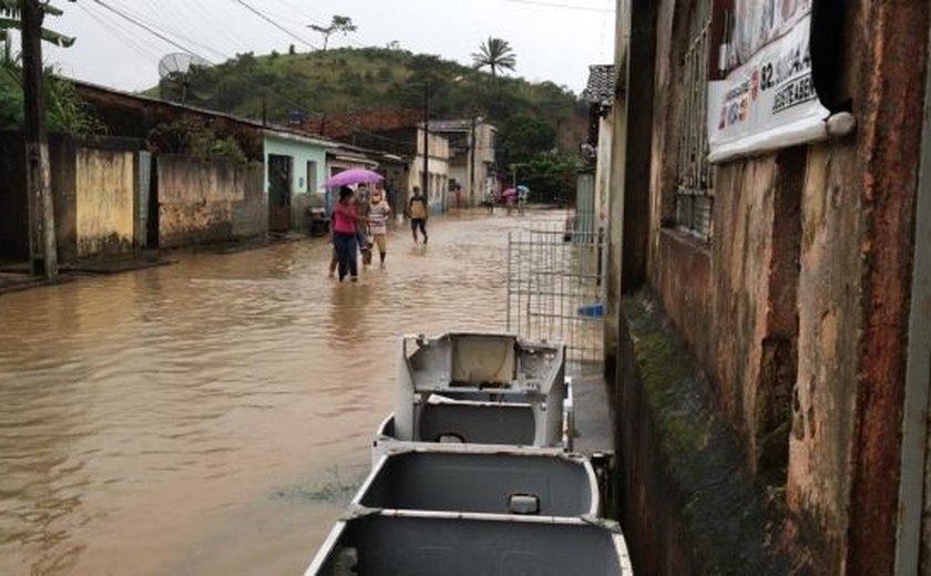 Chuvas e nível dos rios tendem a diminuir em Alagoas nos próximos dias