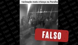 É falso vídeo que associa morte de criança à vacinação contra a Covid-19