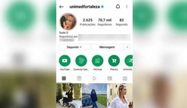 Perfil da Unimed Fortaleza no Instagram sofre ataque hacker