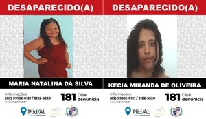 Plid tenta localizar criança de 11 anos e adolescente de 16 que podem ter sumido juntas no Vergel