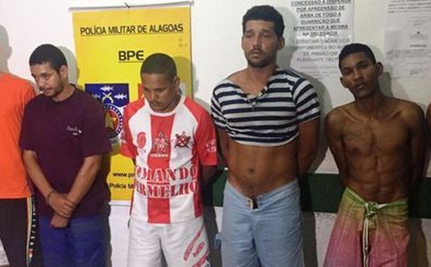 Sete são presos durante operação no Jacintinho e Benedito Bentes