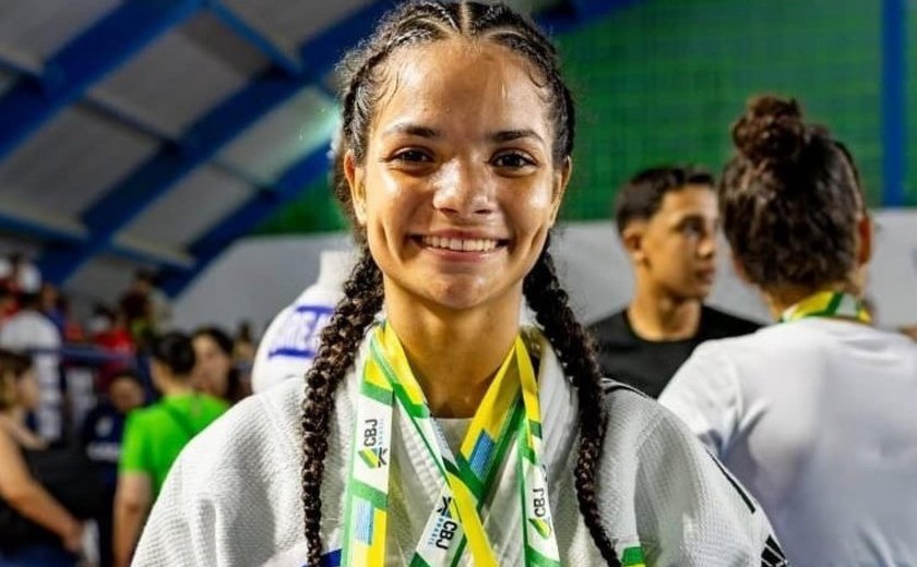 Judoca alagoana que surgiu no projeto 'Na Base do Esporte' é convocada para o Sul-Americano Júnior