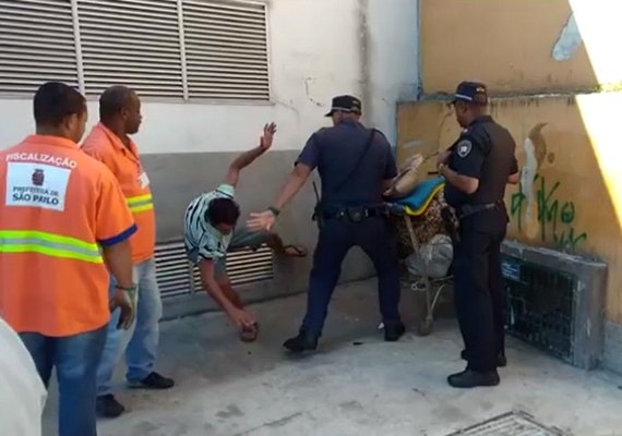 Morador de rua agredido por GCM teve punho quebrado e ia começar em emprego