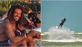 Atleta de kitesurf morre durante competição em praia de Camocim
