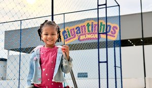 Ano letivo começa em novos Gigantinhos, bilíngues e em tempo integral