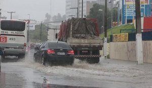 Previsão é de chuva durante a semana no litoral do Nordeste