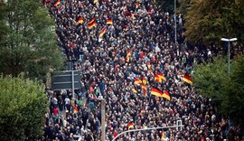 Protesto contra estrangeiros em cidade alemã termina com 18 feridos