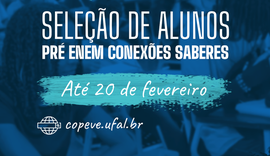 Curso Pré-Enem da Ufal abre 200 vagas para estudantes do ensino médio